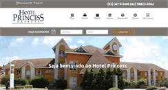Desktop Screenshot of hotelprincess.com.br