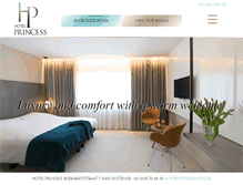 Tablet Screenshot of hotelprincess.be